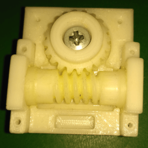 3Д печать червячный механизм